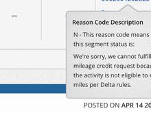 Code “N”.  All I can think of might be that the ticket did not contain her middle name?  But the SkyNiles account does?  (But I don’t think the October ticket had her middle name, either).