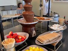 chocolate fountain of questionable quality 