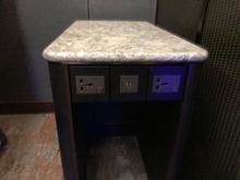 Poweroutlets in snooze room