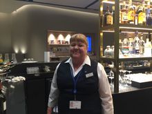 My favourite lady, Mari, working at Platinum wing