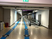 Looking towards the Low Cost carrier gates.