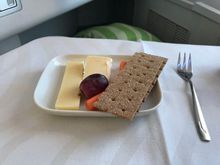Cheese: cheddar and camembert.