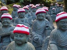 Close-up of the Jizo