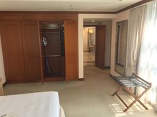 Closet space with safe 