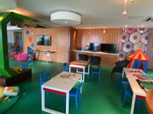 Recreational area with Indoor activities 