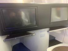 Life flat seat with Westin Heavenly Bedding. About the only aspect of DL one still in tact. 