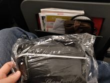 TK Airbus 321 business class Chopard amenity kit