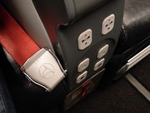Power plugs TK Airbus 321 business class