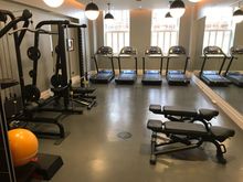 View into the second gym room