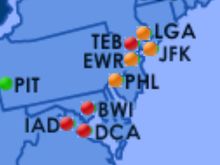 That’s quite a Christmas tree on the Northeastern seaboard. Good ‘ole Boston keeping it real with granny apple green.