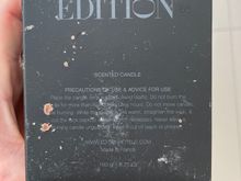 Edition signature candle, with dust and chocolate from who knows when