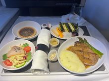 Dinner on Demand +7 hours after takeoff 