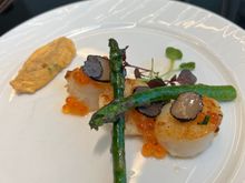 Scallops with gojuchang sauce - very nice dish