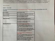 The two images here are the full details on the ‘Book Away Policy’.