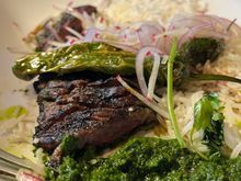 Steak (lunch). Very good