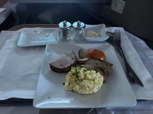 Went with the American breakfast. I don’t normally go for it, but wanted something hot. The eggs were actually pretty good. 