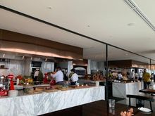 Buffet food line