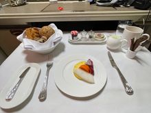 Slept for 12 hours and woke up with some decent coffee, although it doesn’t hold a candle to the Jamaican Mountain brew on SQ first.