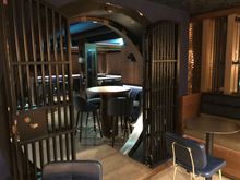 Looking from inside the vault