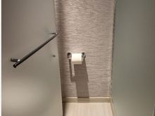 Door to toilet in renovated room