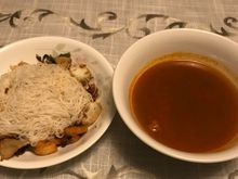 Penang prawn vermicelli soup 