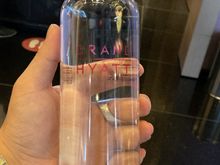 Bottle of water at checkin 