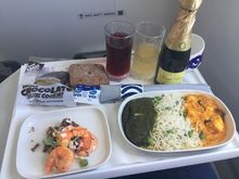 Indian curry with slow cooked fresh cheese and spinach