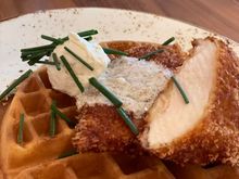 Chicken and waffles