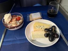 Cheese was pretty good. Port was served from minis :rolleyes:  Was offered a second serving of ice cream. 