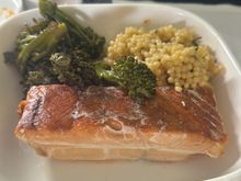 The fish was so dry. 