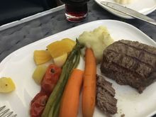 That tenderloin was borderline inedible. Over cooked. Stringy. Dry. Everything else standard. Not J IMHO. 