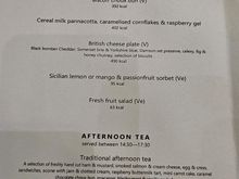 April Dessert Menu
