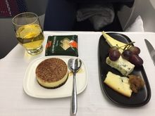 Tiramisu and cheese plate