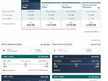 Selected flights I want, actualy $1377 fare now showing on top for flights