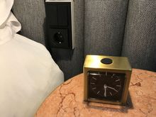 Small alarm clock, i heard that Marriott is phasing those out:  