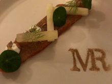 Salmon - very interesting way of presenting / serving it