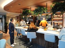 If coffee is your thing, be prepared to wait for the one machine.