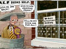 Steve Bell on Nigel Farage's call for second Brexit vote