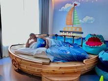 The kid room in the Family Suite. Worth the photo opportunity! But I didn't sleep in that bed. 