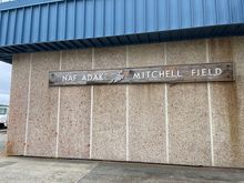 Name board for the airport’s previous guise / role. 