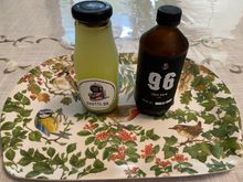 Freshly bottled drinks 