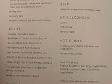QF2 drinks menu