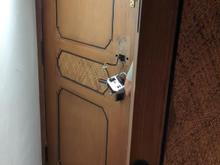 Here you can see the space you have left when entering the room and walking past the wardrobe doors that you can not close if you have an open suitcase in there. 

Photo taken during a ~1 hour repair session for a non-working door lock after I was locked out of the room and none of the new keys I had made worked. 