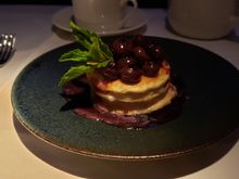 New York blueberry ricotta pancake