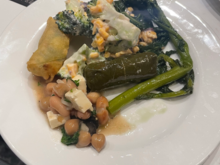 The dolmas were excellent!