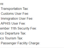 Purchase Summary charges