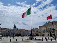 The main square of Trieste, the Piazza Unità d'Italia