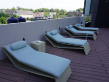 Swimming pool deck