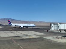 The inbound flight from SCL