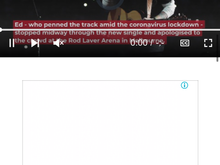 Then Floats up to cover the thread - here all you can see are two different adds, the floating one and the in-thread one. Together they hide the discussion content. As can see - there is no way to close this video. Only if I continue to scroll fast to run away from it.